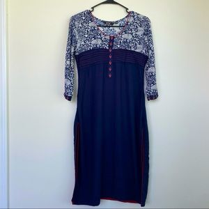 Indian Kurti - Dark blue